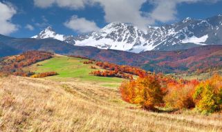 Фреска Осень в горах