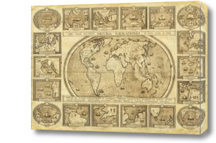 Картина Карты мира